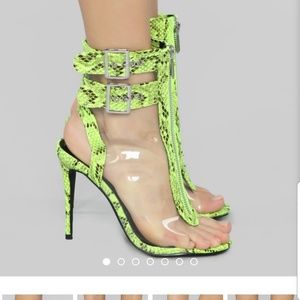 Fashion Nova Ultimate Goals Heeled Sandals